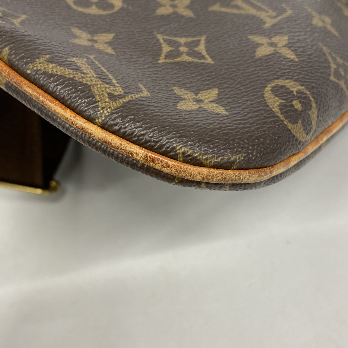 【6hc2069】ルイヴィトン ショルダーバッグ モノグラム ポシェットボスフォール M40044 ブラウン【中古】メンズ