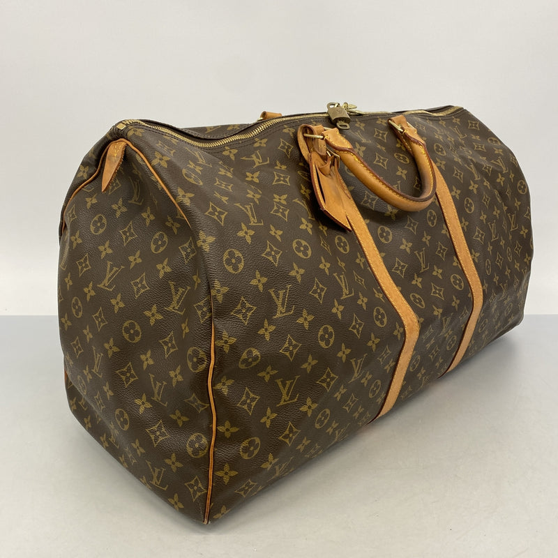 【6hc2070】ルイヴィトン ボストンバッグ モノグラム キーポル60 M41422 ブラウン【中古】メンズ レディース ユニセックス