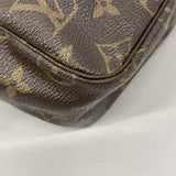 【6hc2071】ルイヴィトン ポーチ モノグラム トゥルーストワレット28 M47522 ブラウン【中古】レディース