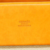 【6hc2083】エルメス トートバッグ エールバッグカバスMM トワルアッシュ ナチュラル シルバー金具 □G刻印【中古】レディース