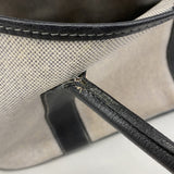 【6hc2101】エルメス トートバッグ ガーデンパーティPM トワルアッシュ ブラック シルバー金具 □F刻印【中古】レディース