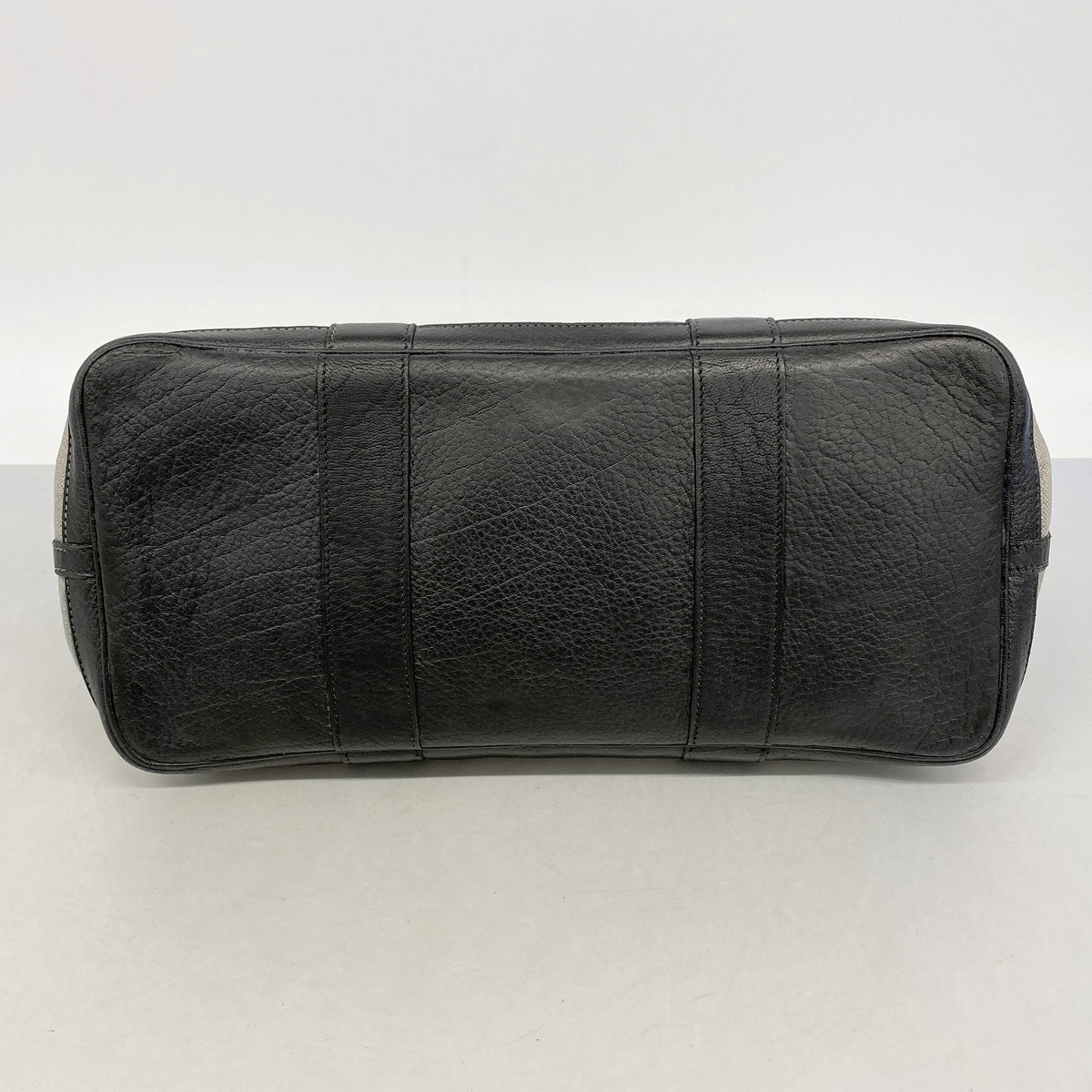【6hc2101】エルメス トートバッグ ガーデンパーティPM トワルアッシュ ブラック シルバー金具 □F刻印【中古】レディース