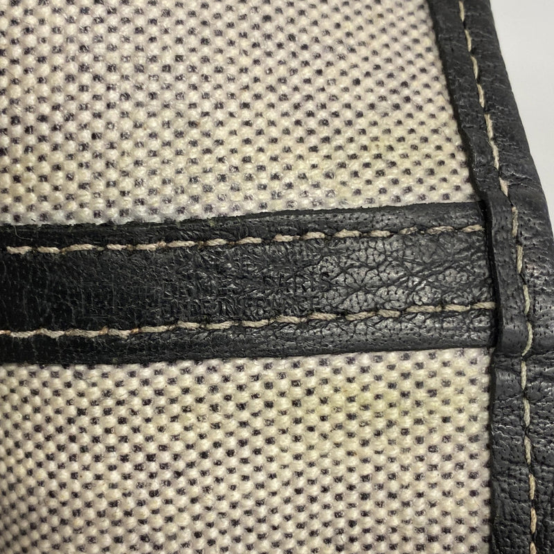 【6hc2101】エルメス トートバッグ ガーデンパーティPM トワルアッシュ ブラック シルバー金具 □F刻印【中古】レディース
