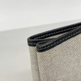 【6hc2101】エルメス トートバッグ ガーデンパーティPM トワルアッシュ ブラック シルバー金具 □F刻印【中古】レディース