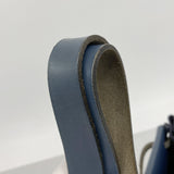 【6hc2102】エルメス トートバッグ エールバッグカバス トワルアッシュ ネイビー シルバー金具 □F刻印【中古】レディース