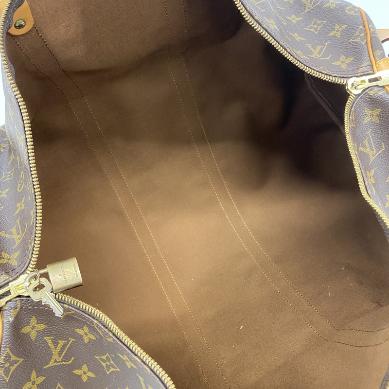 【6hc2103】ルイヴィトン ボストンバッグ モノグラム キーポルバンドリエール55 M41414 ブラウン【中古】メンズ レディース ユニセックス