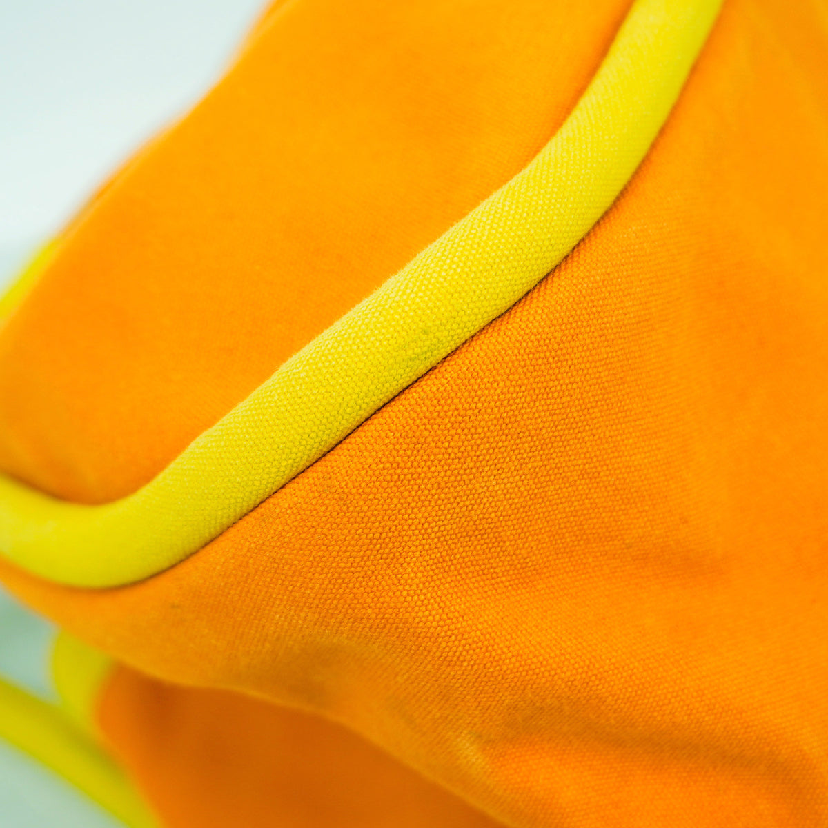 【6hc2105】エルメス トートバッグ サックカバPM キャンバス オレンジ イエロー シルバー金具【中古】レディース