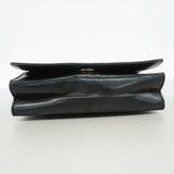 【6hc2117】シャネル ショルダーバッグ チェーンショルダー ラムスキン ブラック ゴールド金具【中古】レディース