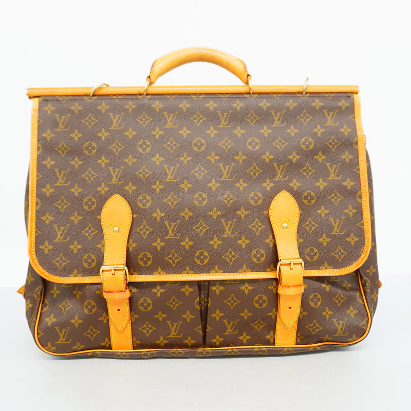 【6hc2119】ルイヴィトン ボストンバッグ モノグラム サック シャス M41140 ブラウン【中古】メンズ レディース ユニセックス