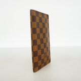【6hc2124】ルイヴィトン 長札入れ ダミエ ポルトバルールカルトクレディ N61823 エベヌ【中古】メンズ