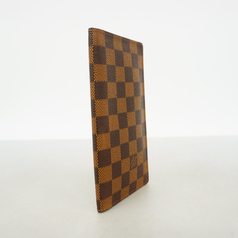 【6hc2124】ルイヴィトン 長札入れ ダミエ ポルトバルールカルトクレディ N61823 エベヌ【中古】メンズ