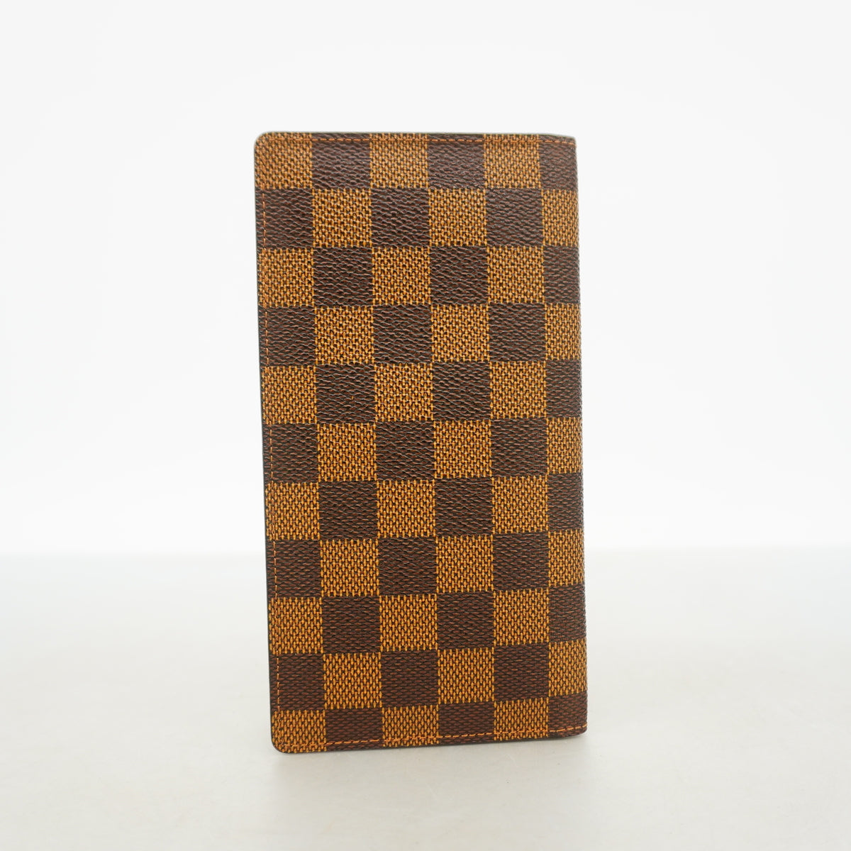 【6hc2124】ルイヴィトン 長札入れ ダミエ ポルトバルールカルトクレディ N61823 エベヌ【中古】メンズ
