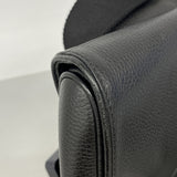 【6hc2125】クリスチャンディオール ボディバッグ サドルバッグ レザー ブラック シルバー金具【中古】メンズ