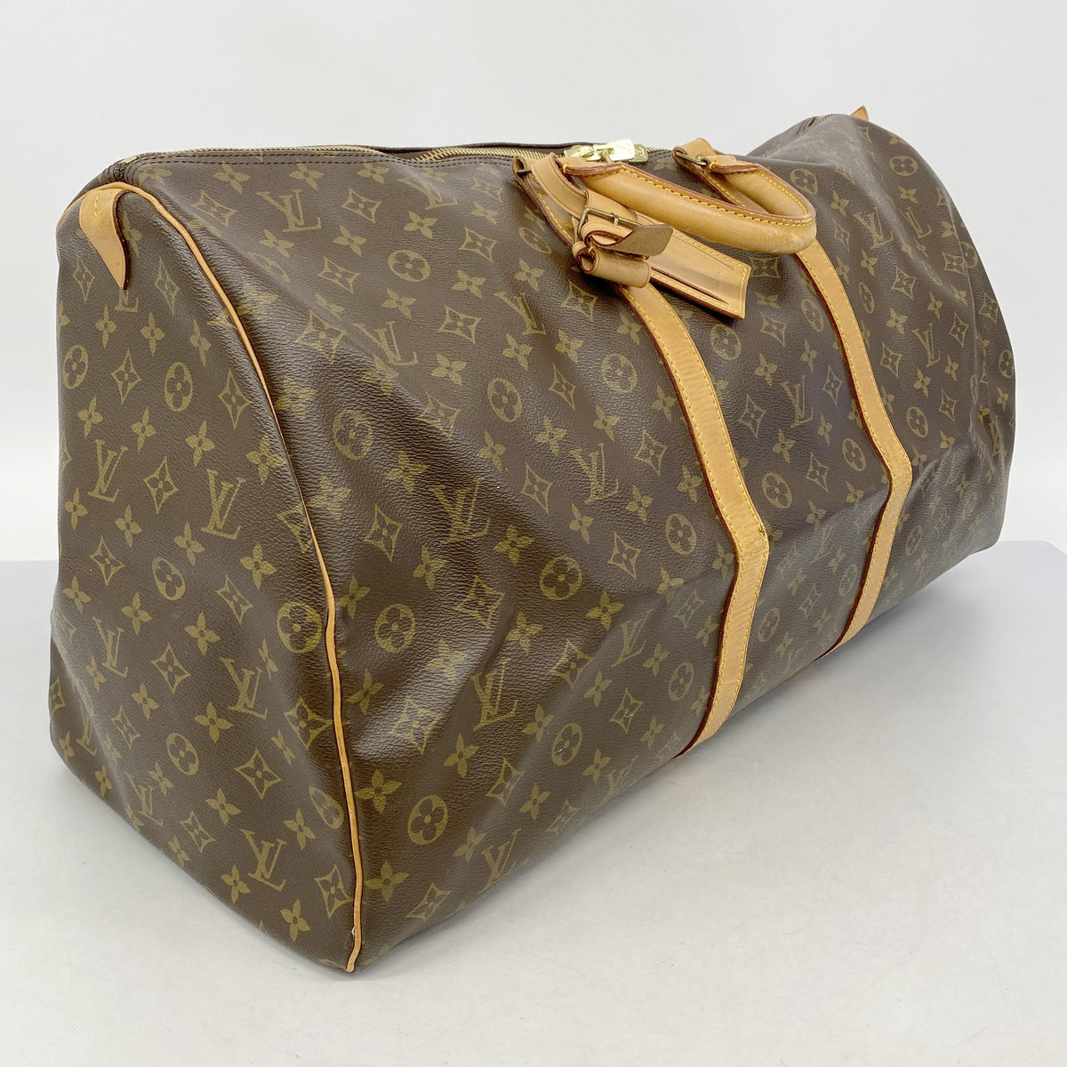 【6hc2127】ルイヴィトン ボストンバッグ モノグラム キーポル60 M41422 ブラウン【中古】メンズ レディース ユニセックス