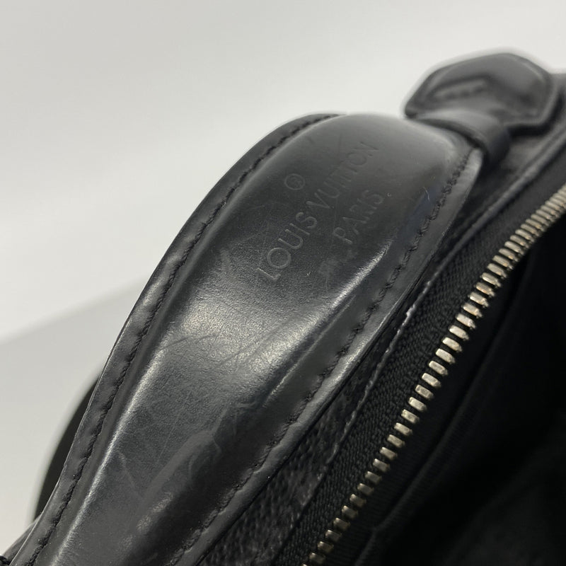 【6hc2132】ルイヴィトン ボディバッグ モノグラム・エクリプス バムバッグ M42906 ブラック【中古】メンズ