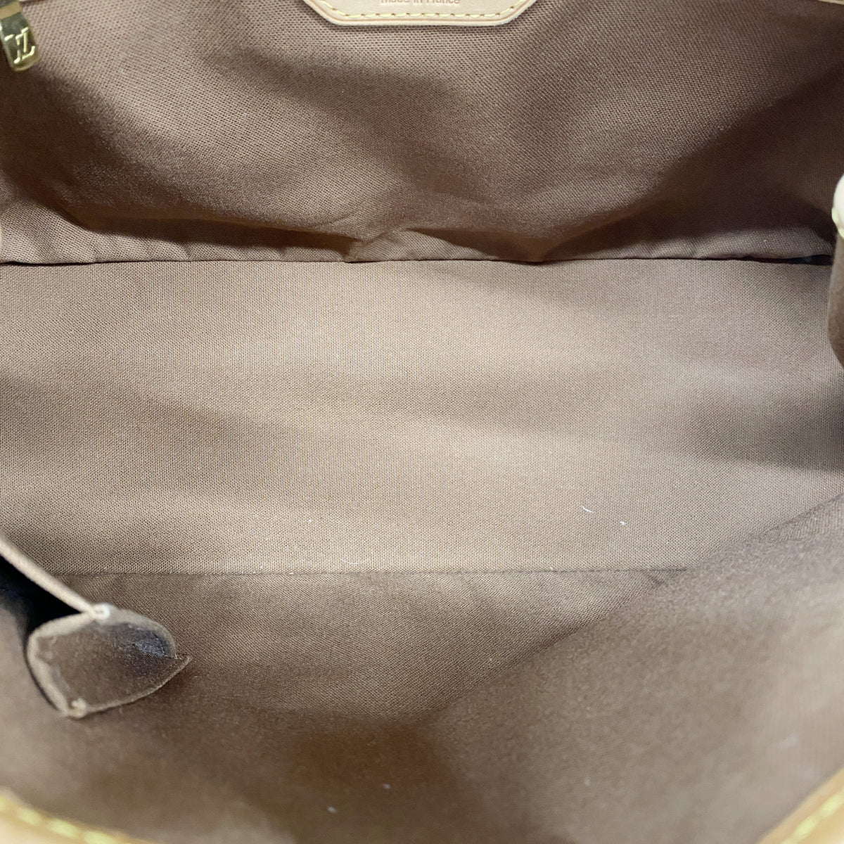 【6hc2137】ルイヴィトン トートバッグ モノグラム バティニョールオリゾンタル M51154 ブラウン【中古】レディース