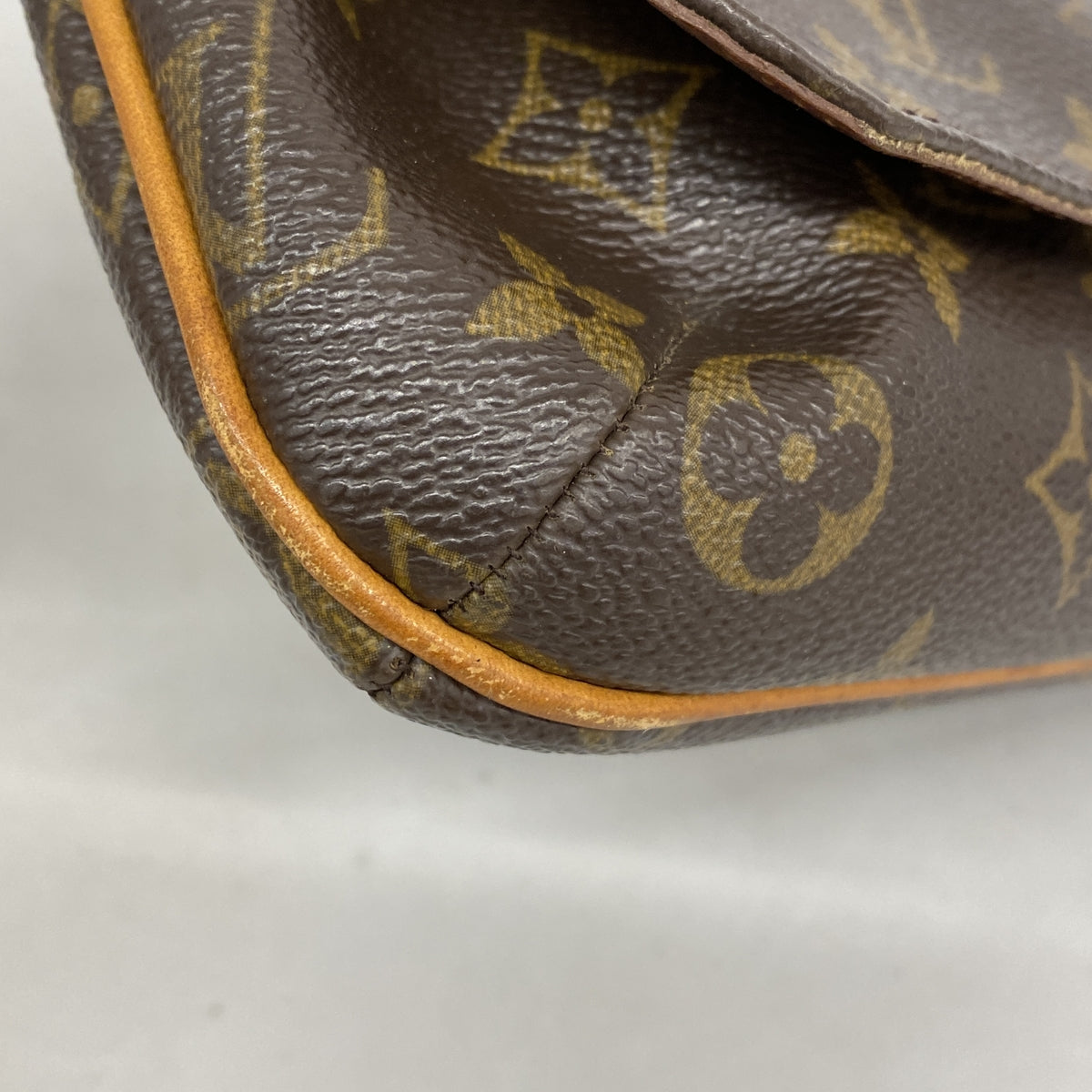【6hc2142】ルイヴィトン ショルダーバッグ モノグラム ミュゼットサルサショートストラップ M51258 ブラウン【中古】レディース