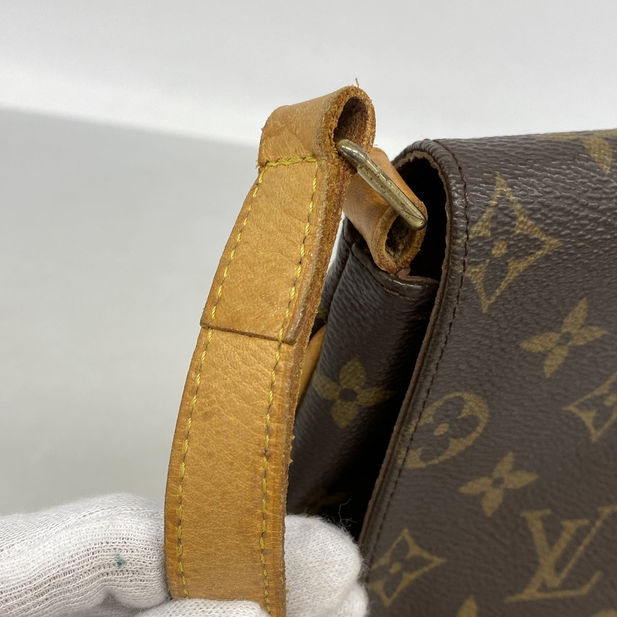 【6hc2142】ルイヴィトン ショルダーバッグ モノグラム ミュゼットサルサショートストラップ M51258 ブラウン【中古】レディース