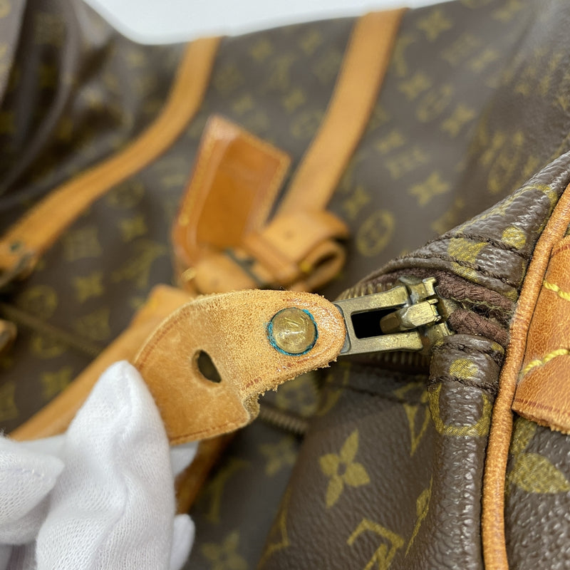 【6hc2148】ルイヴィトン ボストンバッグ モノグラム キーポル55 M41424 ブラウン【中古】メンズ レディース ユニセックス