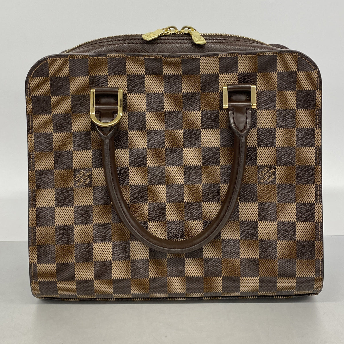 【6hc2150】ルイヴィトン ハンドバッグ ダミエ トリアナ N51155 エベヌ【中古】レディース