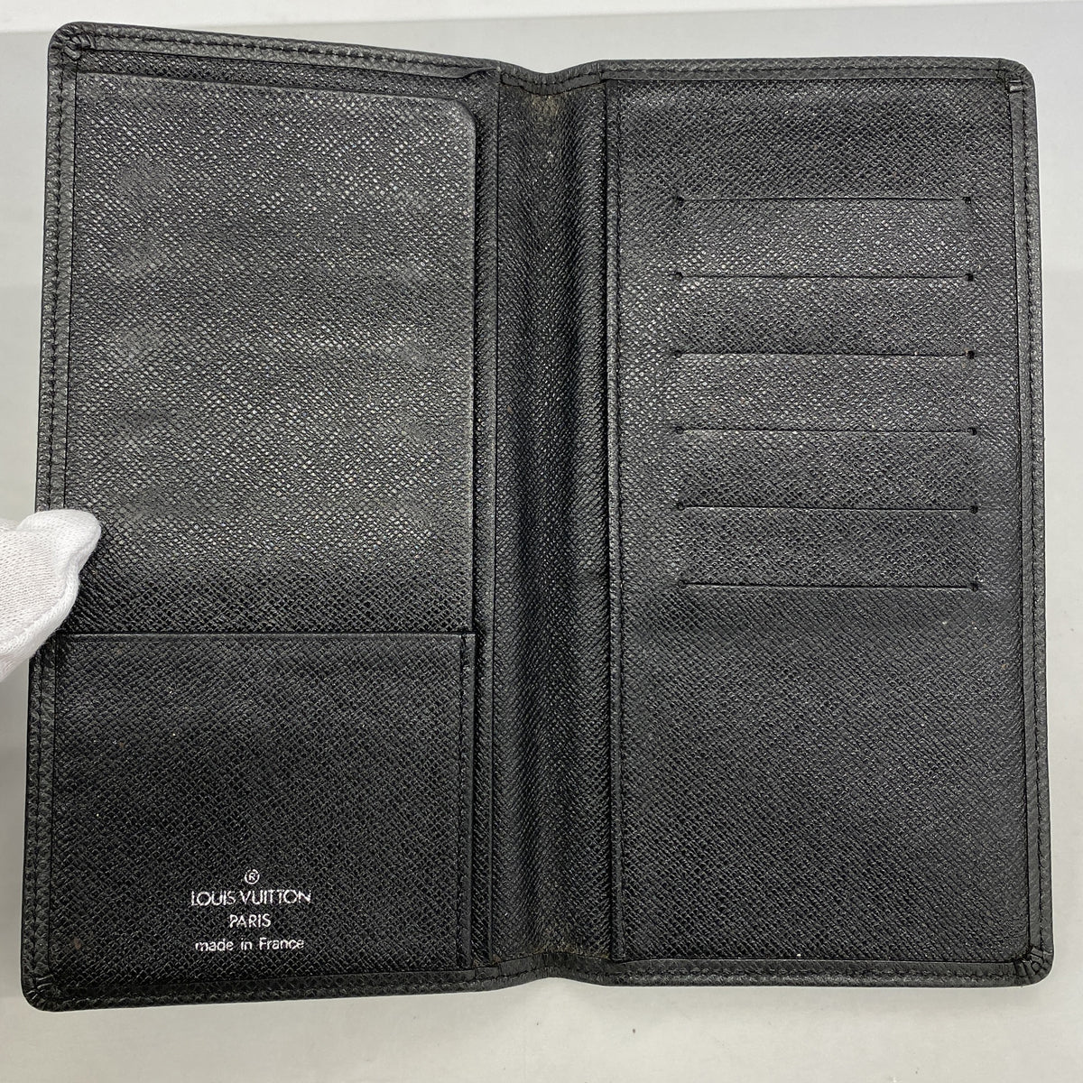 【6hc2151】ルイヴィトン 長札入れ タイガ ポルトバルールカルトクレディ M30392 アルドワーズ【中古】メンズ