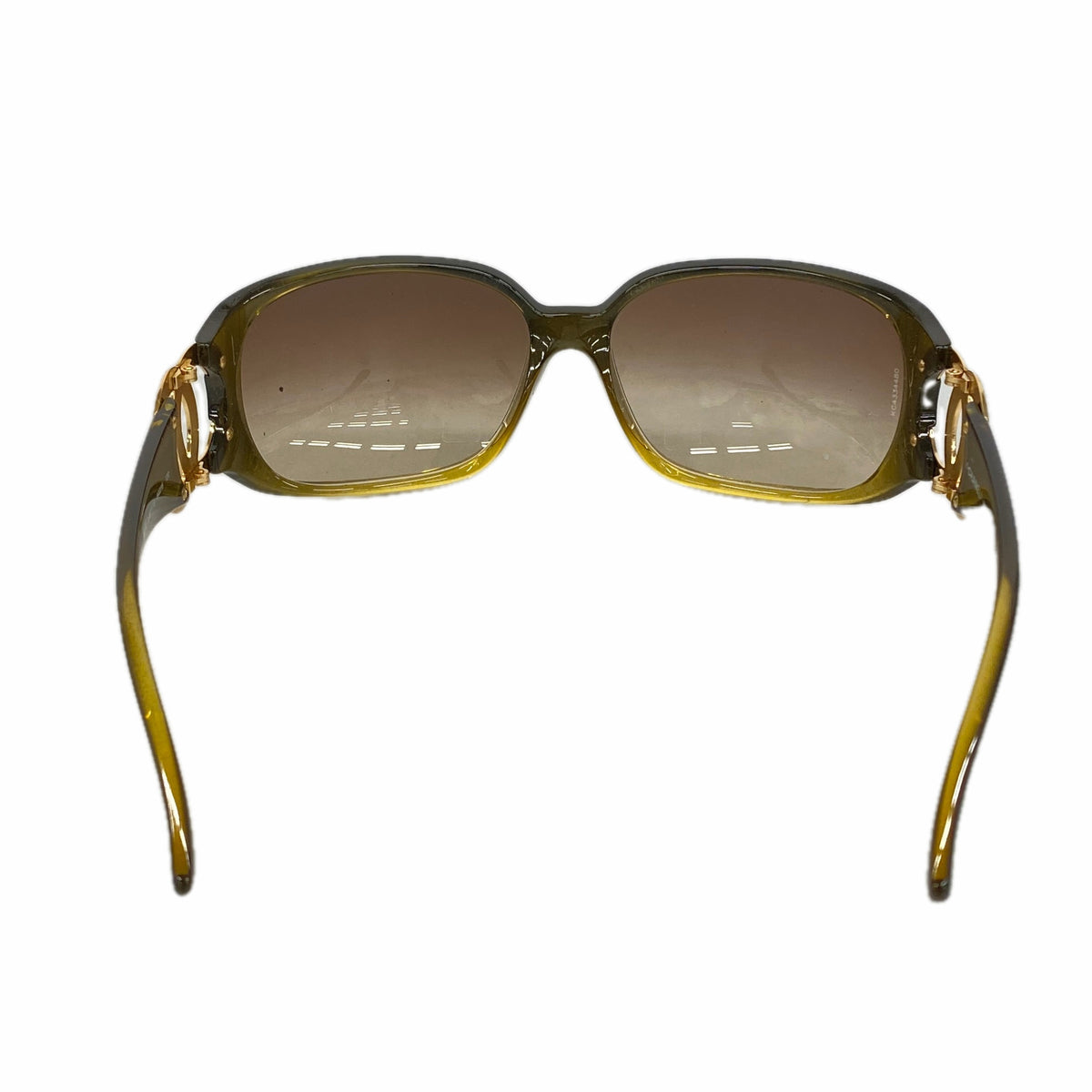 【6hc2154】シャネル サングラス 6014 プラスチック ブラウン ゴールド金具【中古】レディース