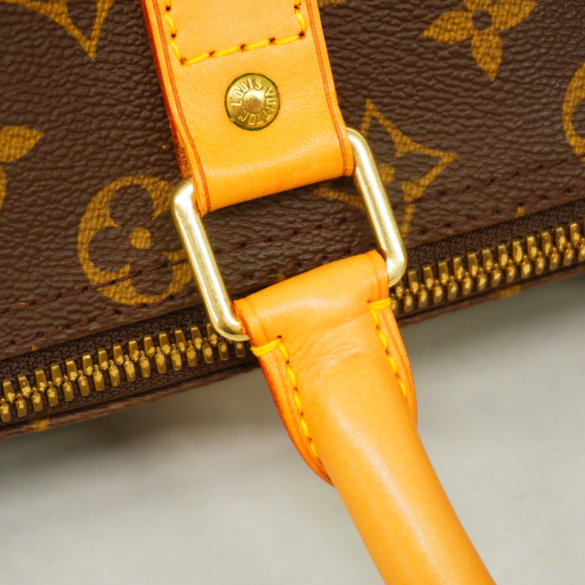 【6hc2156】ルイヴィトン ボストンバッグ モノグラム キーポル45 M41428 ブラウン【中古】メンズ レディース ユニセックス