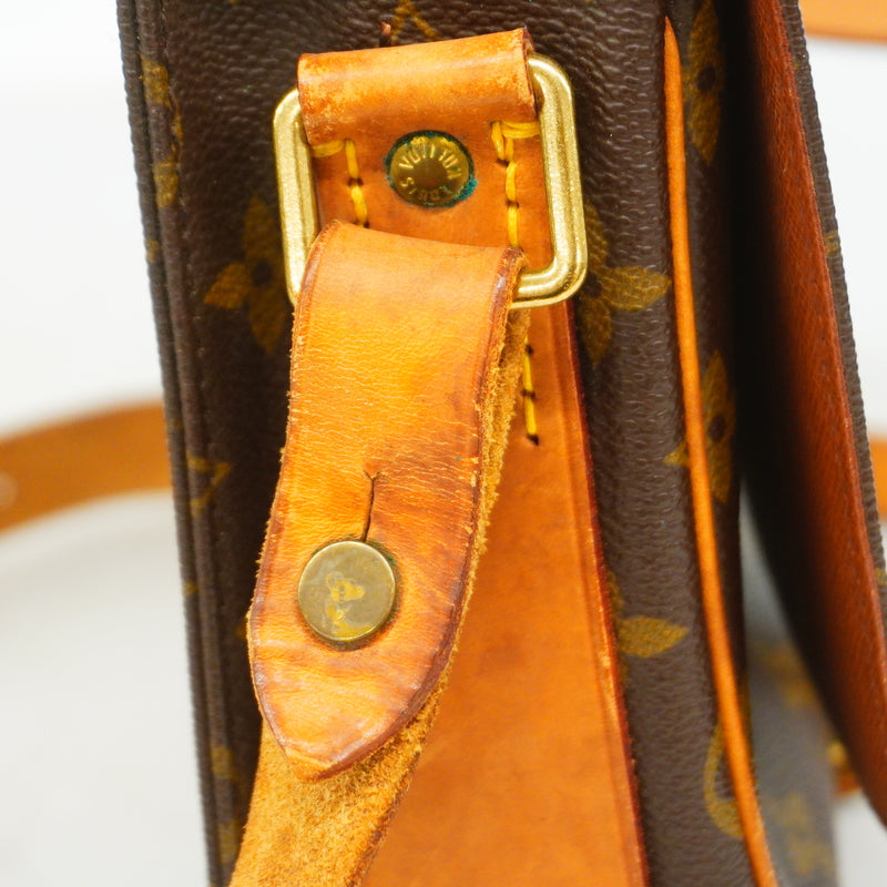 【6hc2160】ルイヴィトン ショルダーバッグ モノグラム カルトシエールMM M51253 ブラウン【中古】レディース