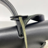 【6hc2165】エルメス ハンドバッグ エールバッグPM トワルGM ブラック シルバー金具 □G刻印【中古】レディース