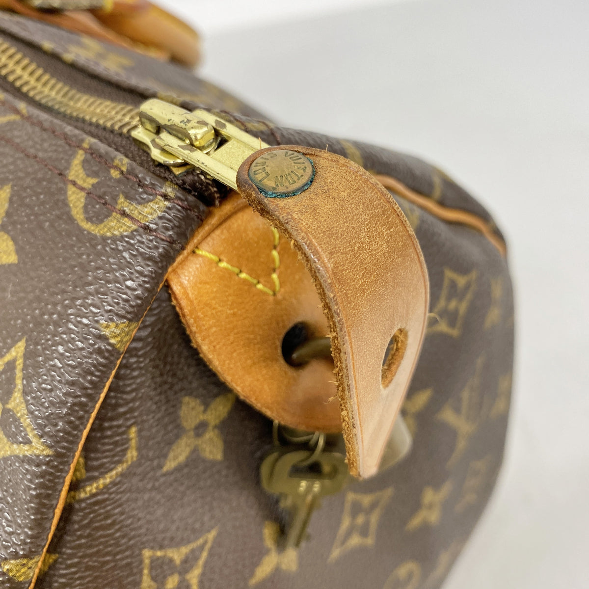 【6hc2171】ルイヴィトン ハンドバッグ モノグラム スピーディ35 M41107 ブラウン【中古】レディース