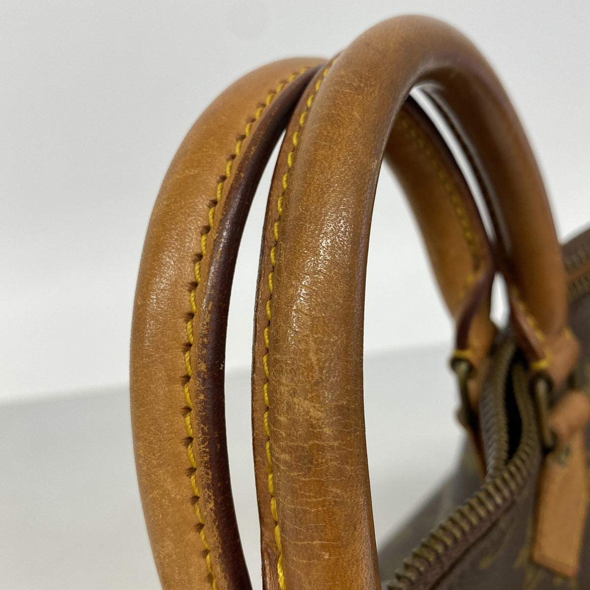 【6hc2175】ルイヴィトン ハンドバッグ モノグラム スピーディ35 M41107 ブラウン【中古】レディース