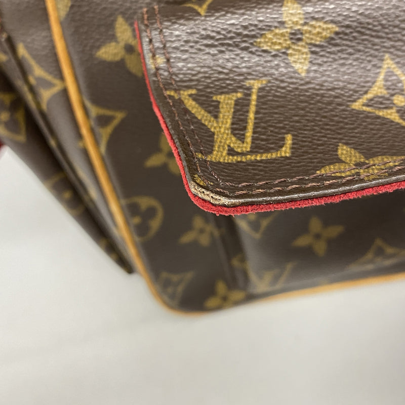 【6hc2178】ルイヴィトン ハンドバッグ モノグラム エクサントリシテ M51161 ブラウン【中古】レディース