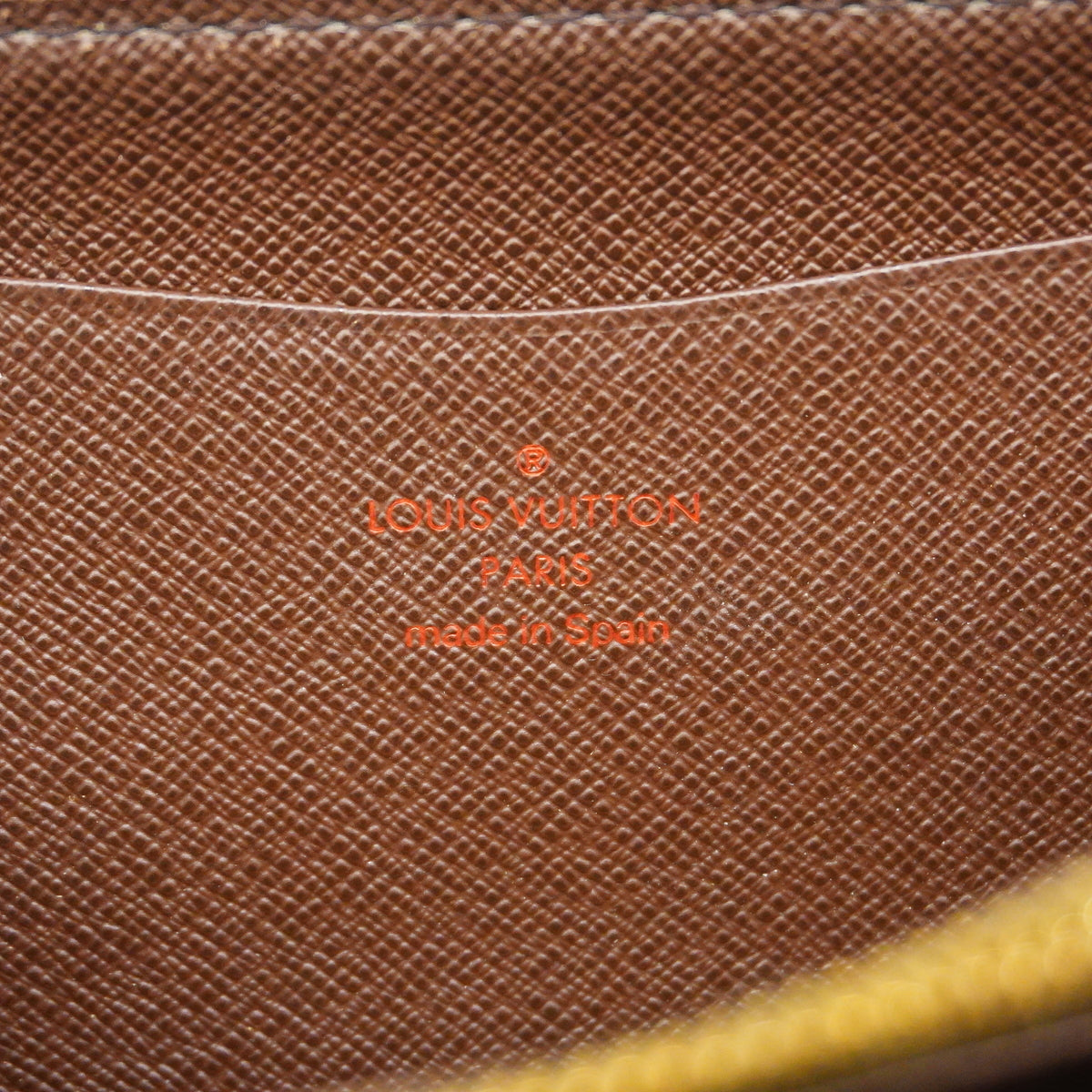 【6hc2181】ルイヴィトン 長財布 ダミエ ポルトモネジップ N61728 エベヌ【中古】レディース