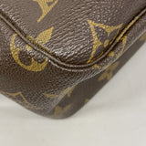 【6hc2189】ルイヴィトン ポーチ モノグラム トゥルーストワレット28 M47522 ブラウン【中古】レディース
