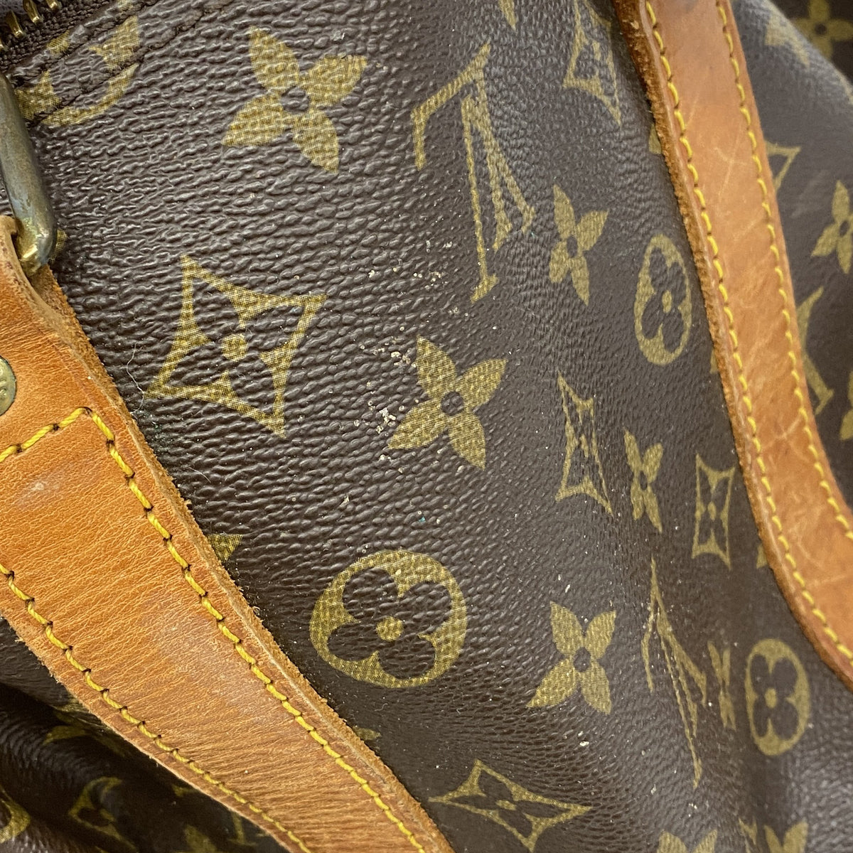 【6hc2194】ルイヴィトン ボストンバッグ モノグラム キーポル55 M41424 ブラウン【中古】メンズ レディース ユニセックス