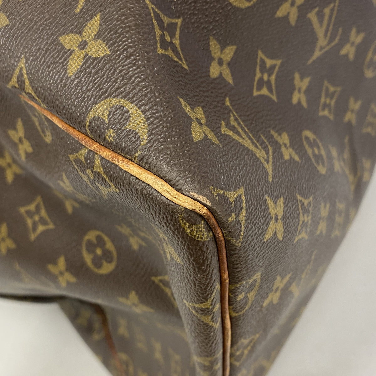 【6hc2194】ルイヴィトン ボストンバッグ モノグラム キーポル55 M41424 ブラウン【中古】メンズ レディース ユニセックス