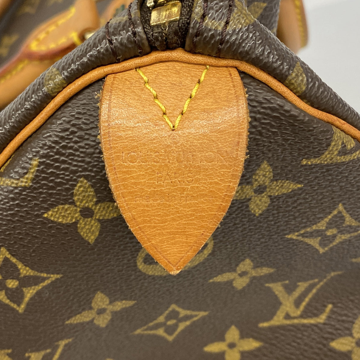 【6hc2195】ルイヴィトン ハンドバッグ モノグラム スピーディ35 M41107 ブラウン【中古】レディース
