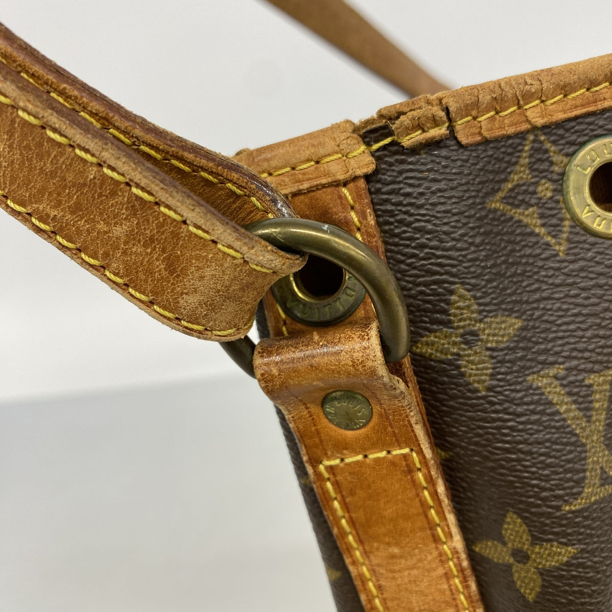 【6hc2197】ルイヴィトン ショルダーバッグ モノグラム ノエ M42224 ブラウン【中古】レディース