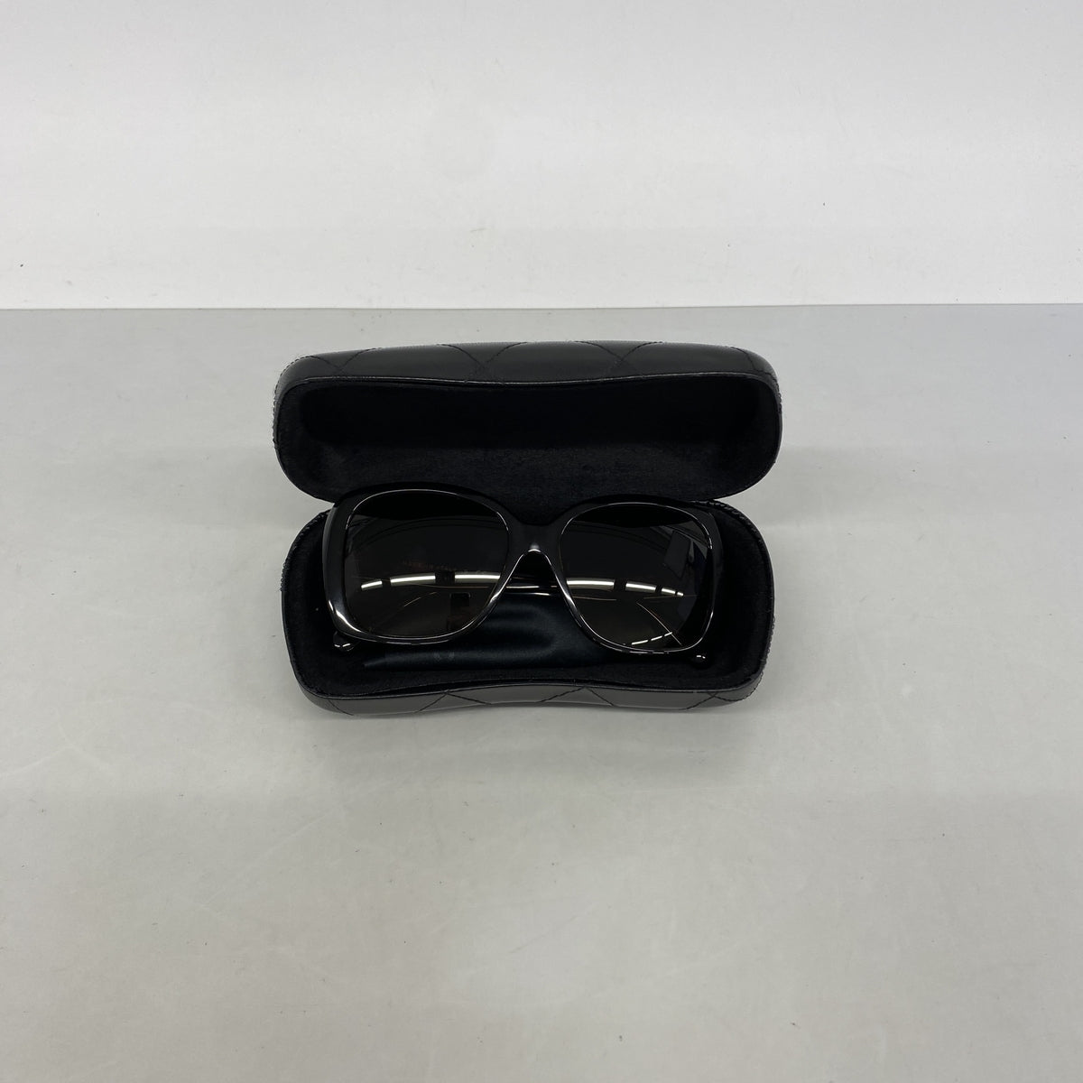 【6hc2201】シャネル サングラス 5234-Q ダークブラウン ゴールド金具【中古】レディース