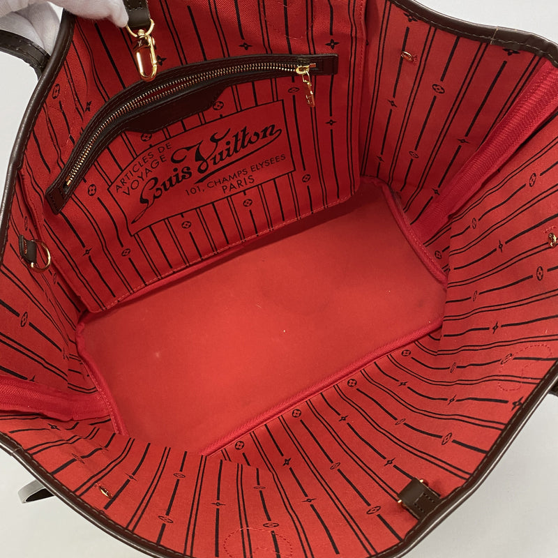【6hc2206】ルイヴィトン トートバッグ ダミエ ネヴァーフルMM N51105 エベヌ【中古】レディース