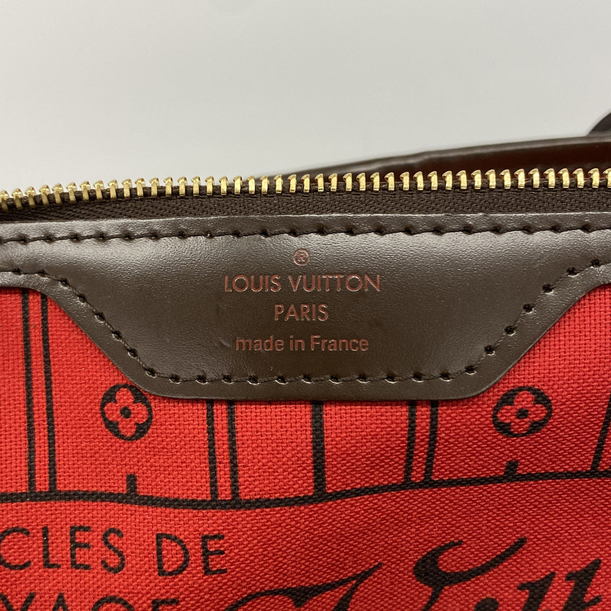 【6hc2207】ルイヴィトン トートバッグ ダミエ ネヴァーフルMM N51105 エベヌ【中古】レディース