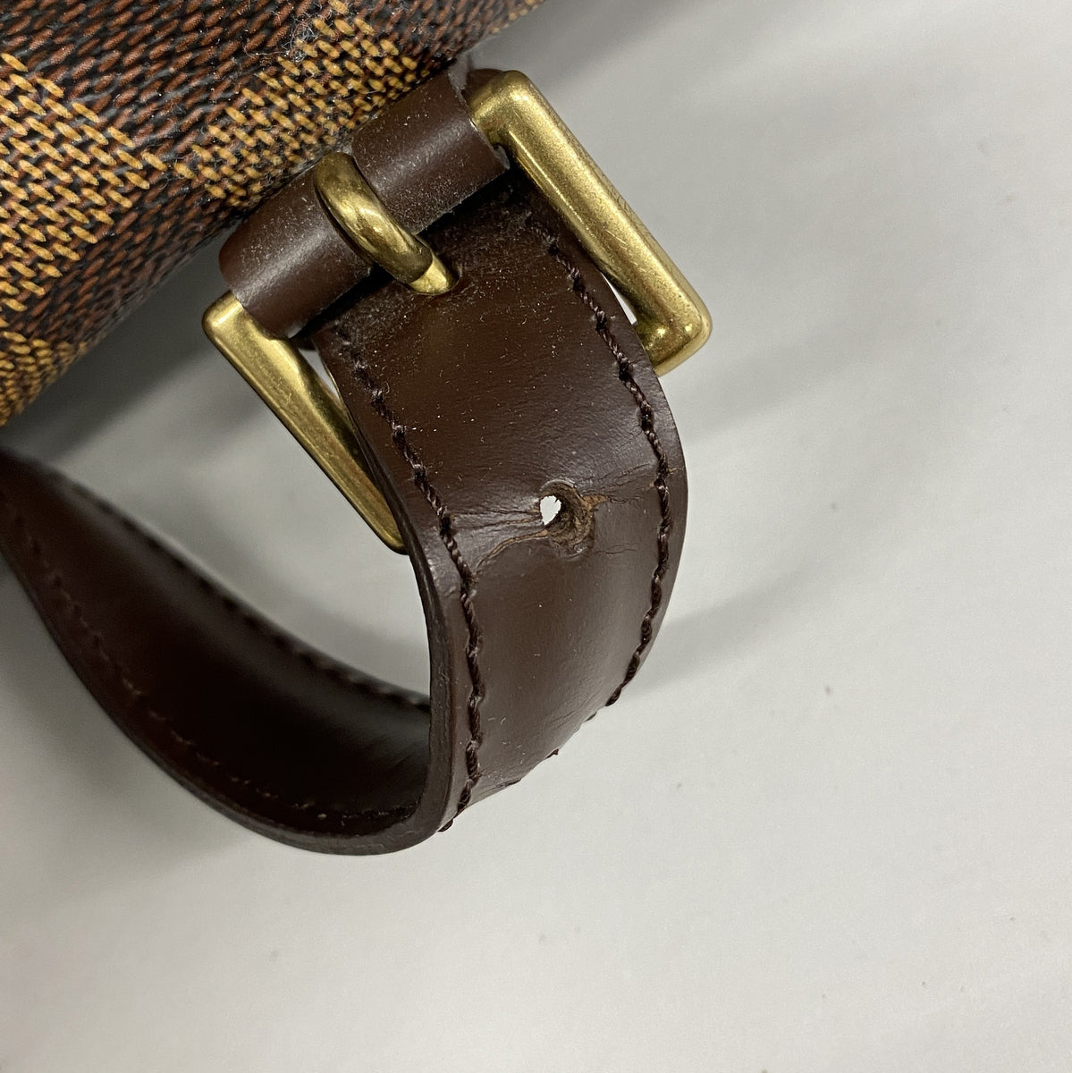 【6hc2208】ルイヴィトン ショルダーバッグ ダミエ チェルシー N51119 エベヌ【中古】レディース
