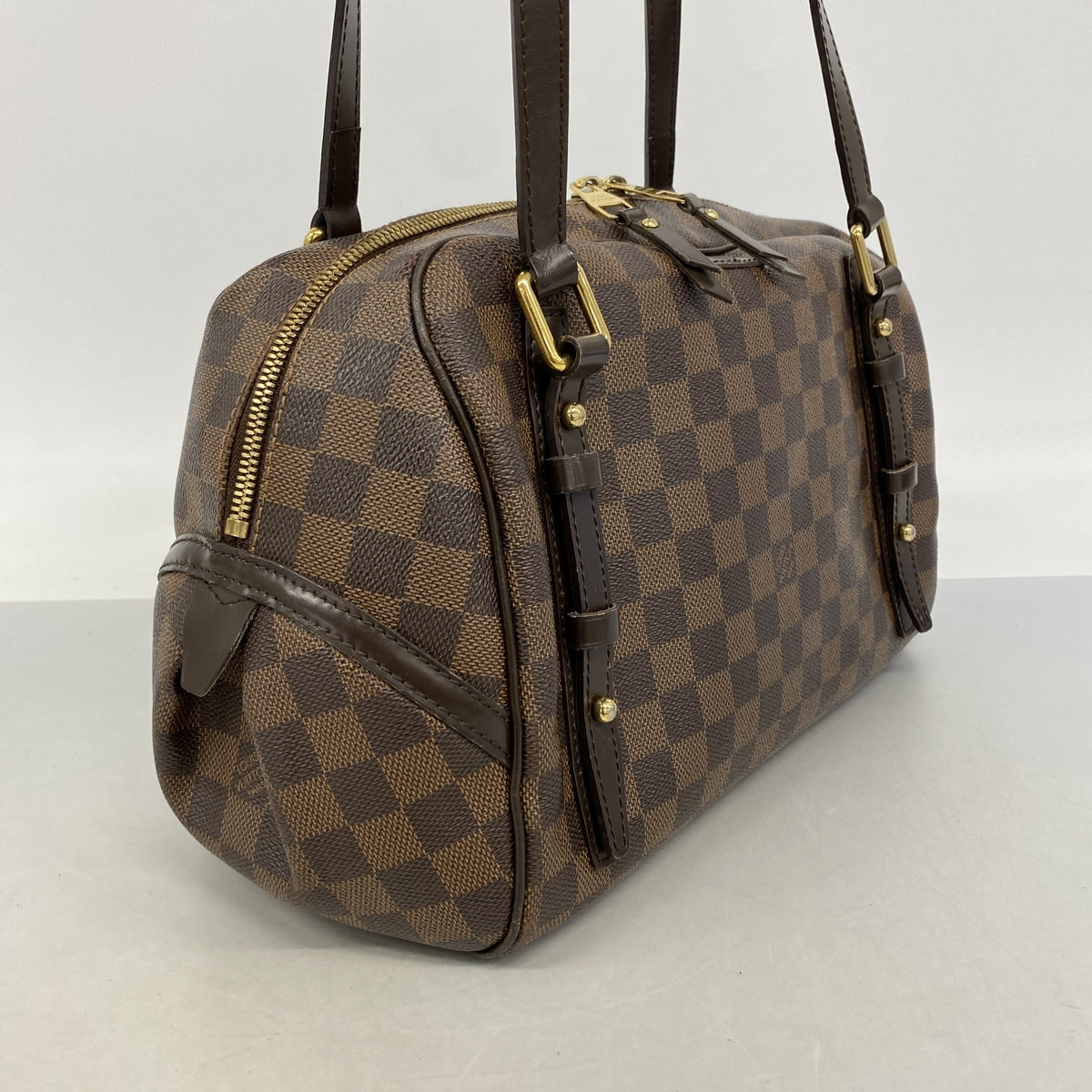 【6hc2209】ルイヴィトン ショルダーバッグ ダミエ リヴィントンPM N41157 エベヌ【中古】レディース