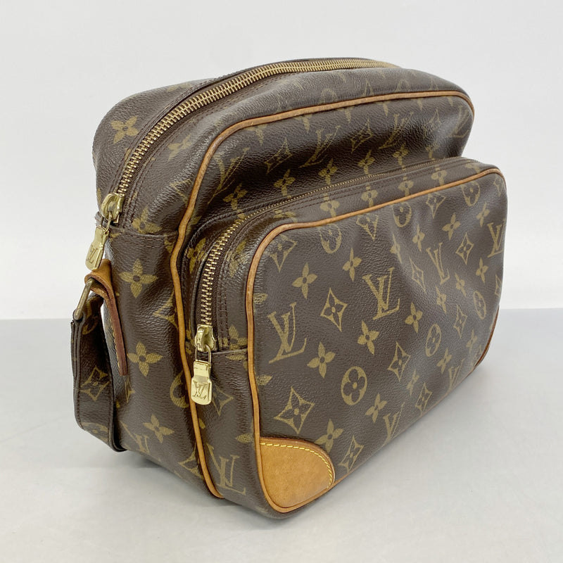 【6hc2213】ルイヴィトン ショルダーバッグ モノグラム ナイル M45244 ブラウン【中古】レディース