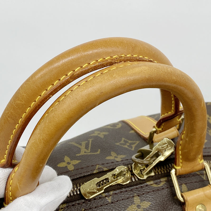 【6hc2223】ルイヴィトン ボストンバッグ モノグラム キーポル55 M41424 ブラウン【中古】メンズ レディース ユニセックス