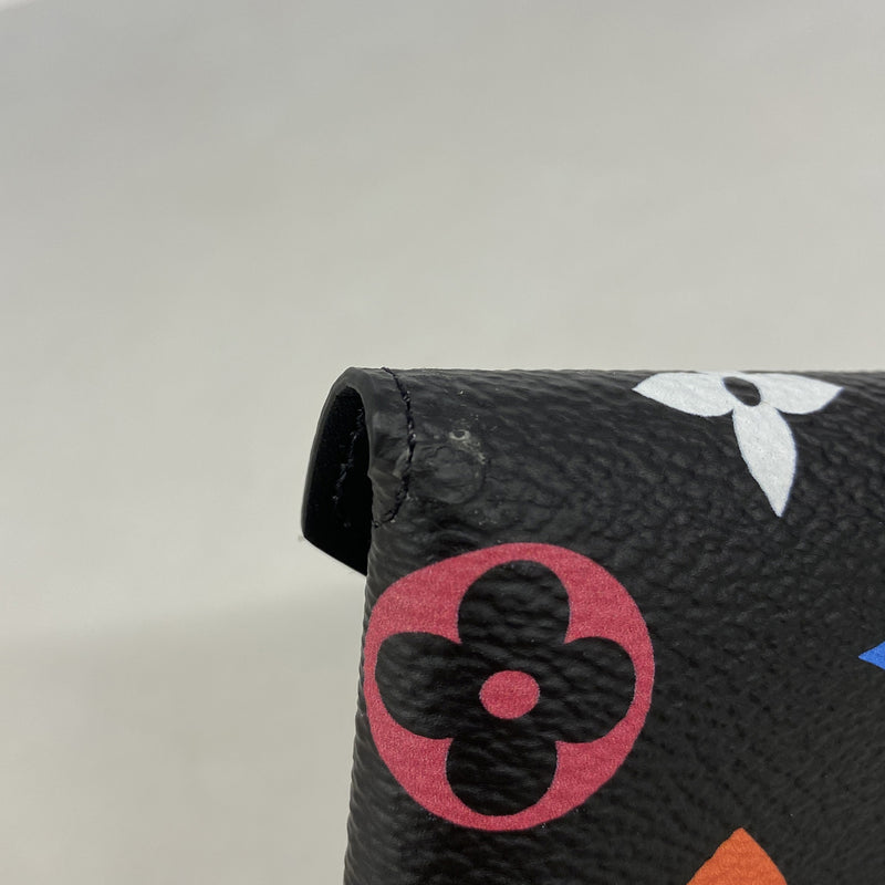 【6hc2237-k】ルイヴィトン ポーチ モノグラム ゲームオン ポシェットキリガミ M80284 ブラック ホワイト【中古】メンズ レディース ユニセックス