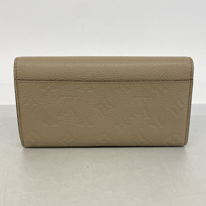 【6hc2239-k】ルイヴィトン 長財布 モノグラム・アンプラント ポルトフォイユサラ M68708 トゥルトレール【中古】レディース