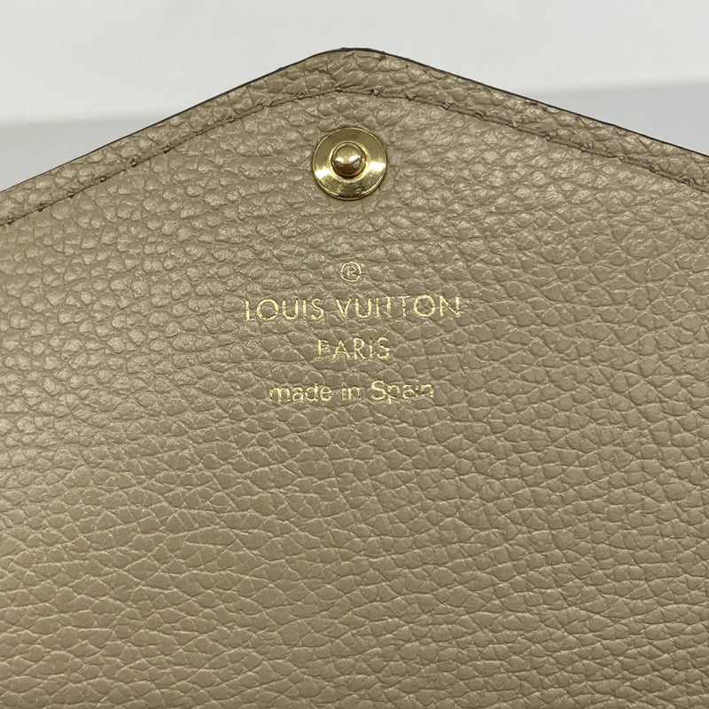 【6hc2239-k】ルイヴィトン 長財布 モノグラム・アンプラント ポルトフォイユサラ M68708 トゥルトレール【中古】レディース