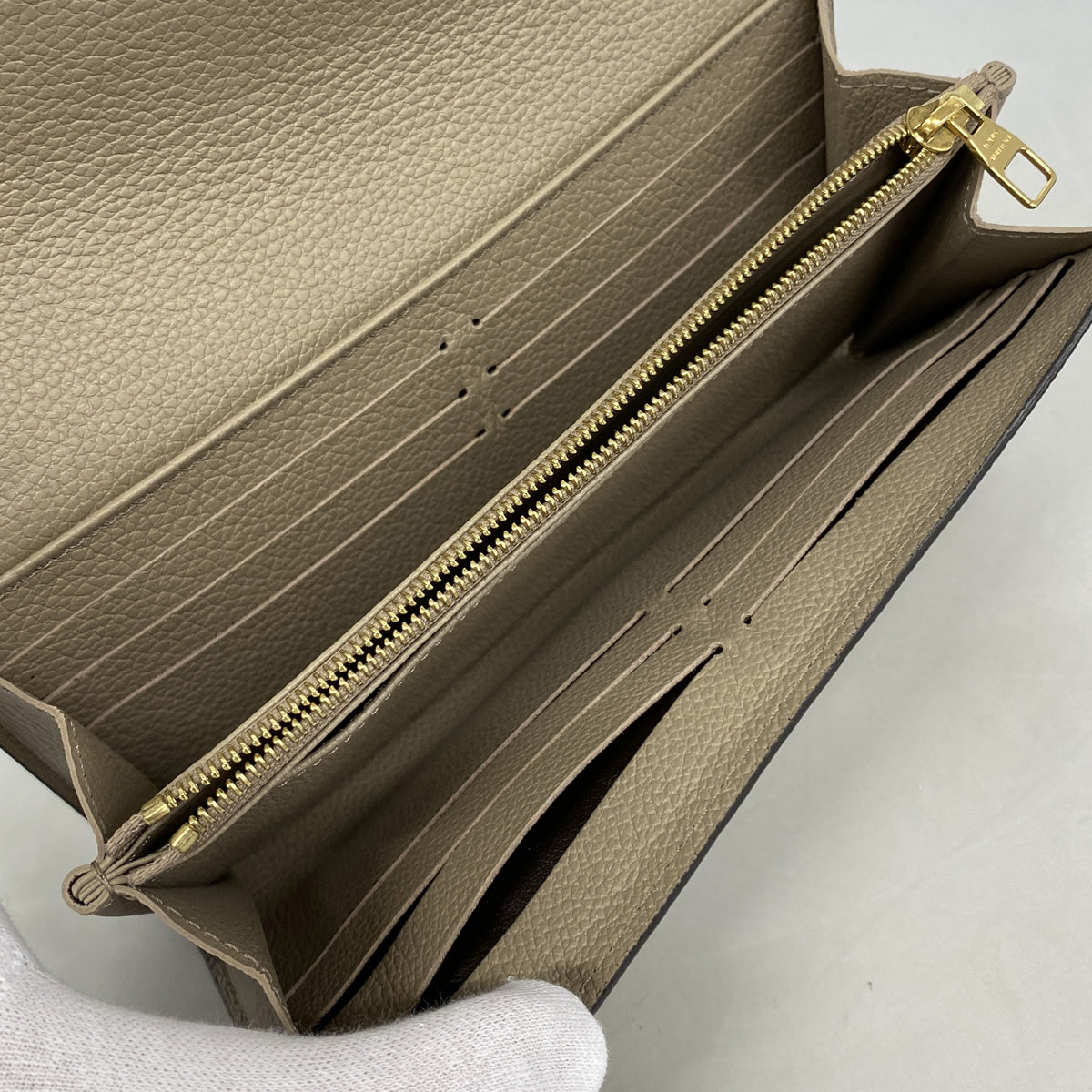 【6hc2239-k】ルイヴィトン 長財布 モノグラム・アンプラント ポルトフォイユサラ M68708 トゥルトレール【中古】レディース