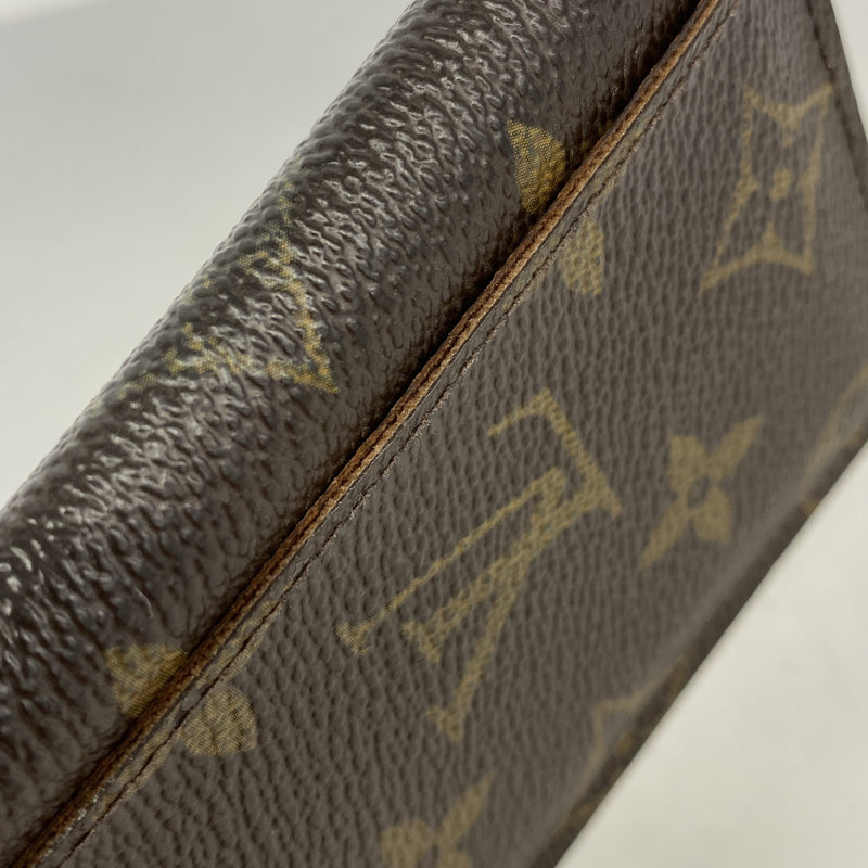 【6hc2241-k】ルイヴィトン カードケース モノグラム ポルトカルトパスヴェルティカル M66541 ブラウン【中古】メンズ レディース ユニセックス
